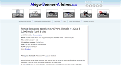 Desktop Screenshot of mega-bonnes-affaires.com
